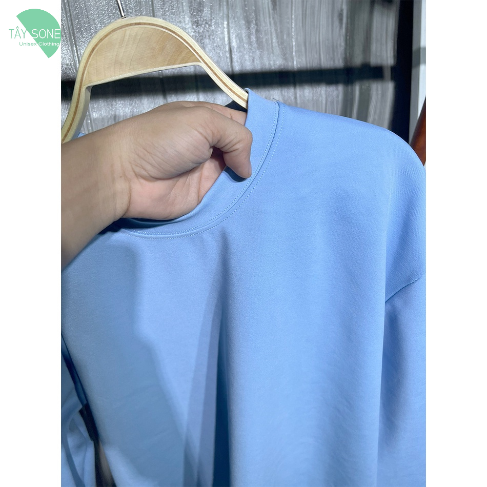 Áo thun cổ tròn Tay dài Unisex Sleeves Winter Basic Giá sỉ