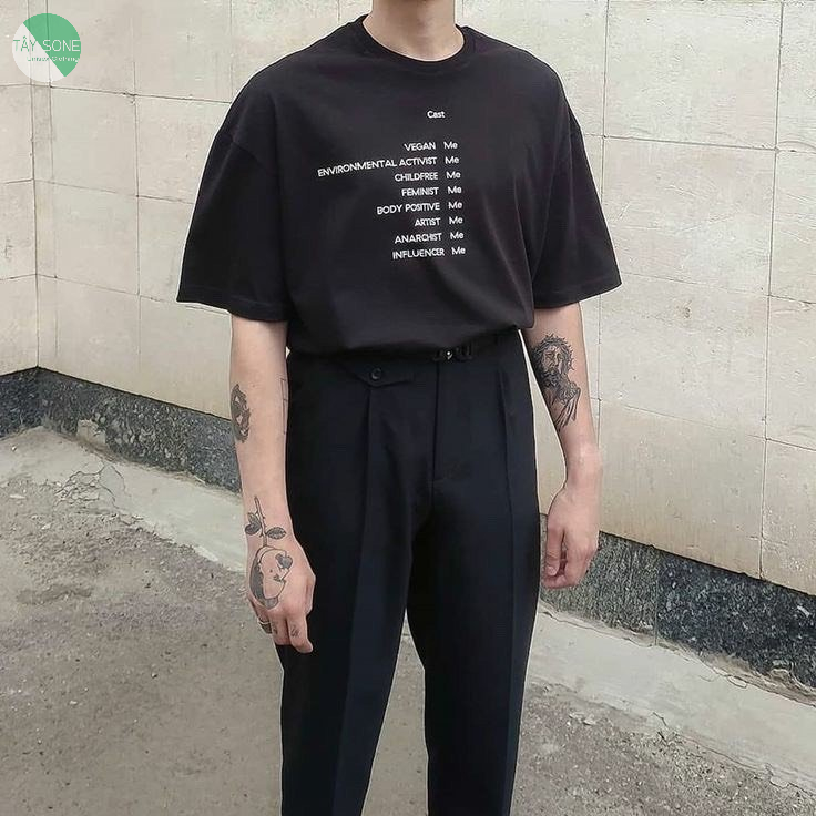 Áo thun nam nữ oversized PARIS SUNDAYS - Giá sỉ Unisex