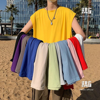 Áo thun tanktop from rộng nam trơn, áo ba lỗ tanktop nam, 3 lỗ nam form rộng BL009