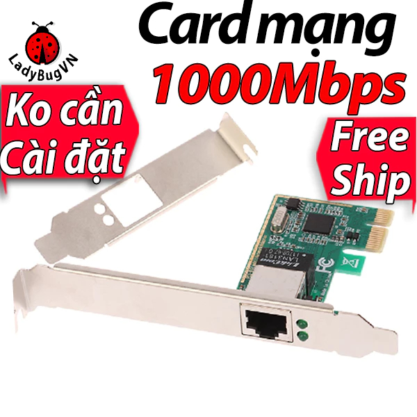 Card mạng lan 1000 Realtek RLT8111c, card mạng lan 1gb gigabit pcie pci Cạc lan 1gb Mới card lan 1Gbps card lan giga 1Gb