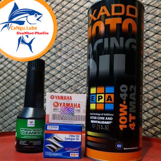 Nhớt Xado racing, nhớt cao cấp và cùng lọc nhớt và súc động cơ
