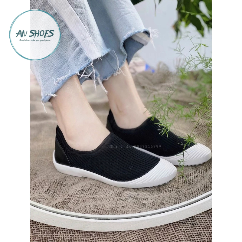 ☘️ AN SHOES☘️ Giày the thaolười Chun mềm đi bộ thoải mái hoặc tập thể dục để dù được ah. Hàng quảng châu.