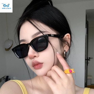 Kính râm gm Hue gọng vuông cao cấp cho nam nữ kính râm che nắng chống tia cực tím thời trang