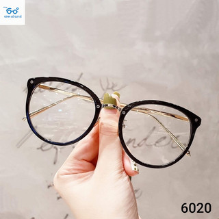 Gọng Kính Tròn Giả Cận Loại Cao Cấp Kiểu Dáng Thời Trang Hàn Quốc 6020