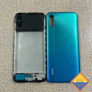 Vỏ Bộ Redmi 9A Xiaomi (gồm lưng sườn và phím bấm, kính cam)