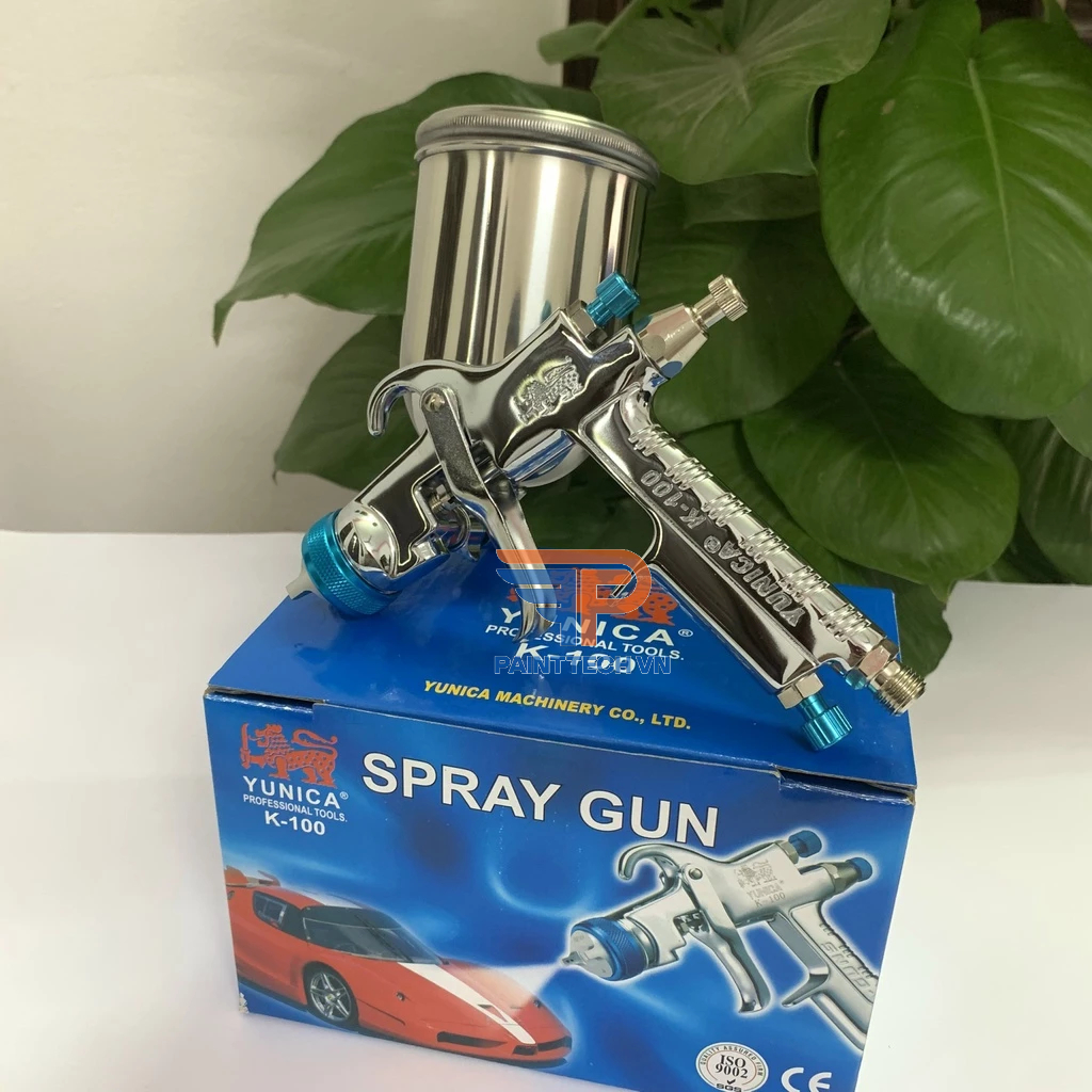 Súng Phun Sơn Yunica- K100 ♥️ [ COC BEN ] ♥️ Bép Phun Sơn Yunica- K100 Chính Hãng Đài Loan