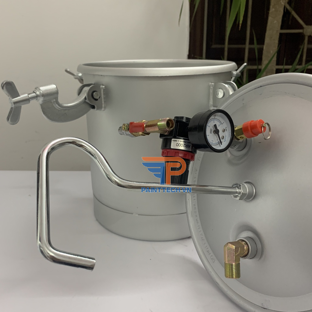 Nồi Áp Sơn 10 Lít ❤  ❤ Bình Áp Sơn 10Lit Dùng Phun Sơn PU, Sơn Kim Loại Tổng Hợp...