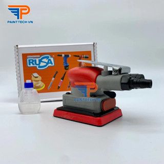 Máy Chà Nhám Hơi Rusa-20331 Đế 75x100mm ❤ [ MÁY CHÀ NHÁM HẠ CAM, MÁY CHÀ GỖ,.. ] ❤ Máy Chà Nhám Hơi Đế Chữ Nhật