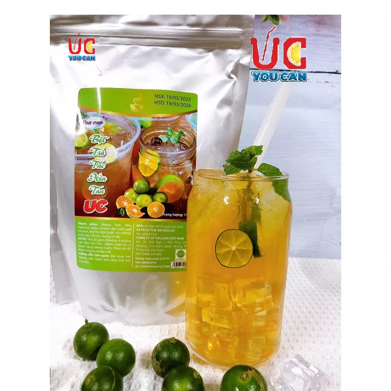 TRÀ TẮC UC Hàng công ty, dễ pha chế, tiết kiệm chi phí, cost trà thấp