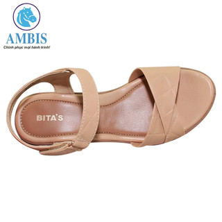 Sandal nữ đế xuồng bitas 6cm SYN.265