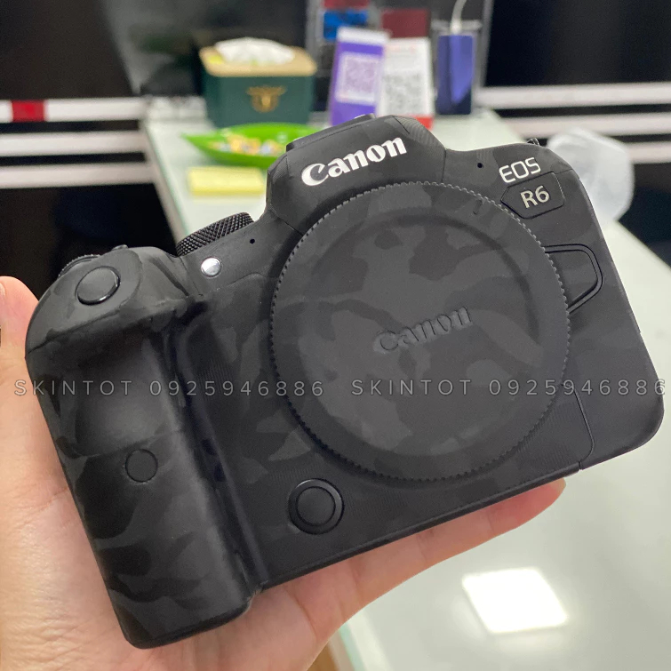 Miếng dán, skin 3M cho máy ảnh Canon RP/ R / R6/ R6II/ R5 - SKINTOT