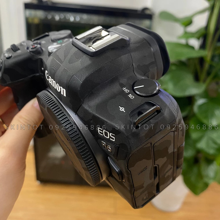 Miếng dán, skin 3M cho máy ảnh Canon RP/ R / R6/ R6II/ R5 - SKINTOT