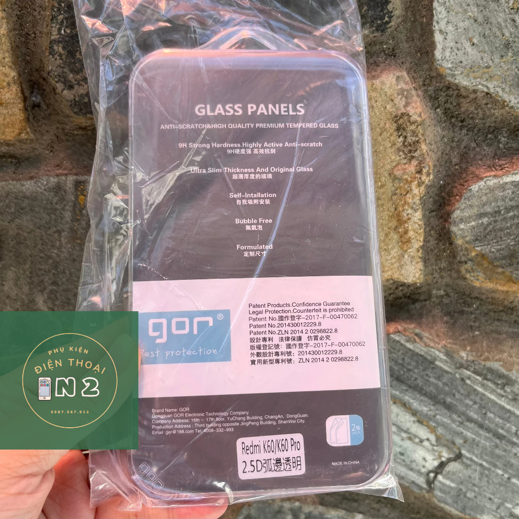 Kính Cường Lực Gor Xiaomi Redmi K70 / K70 Pro / Mi 13T / Mi 13T Pro/ K60 Ultra/ K60E /K60 / K60 Pro/K50 Pro