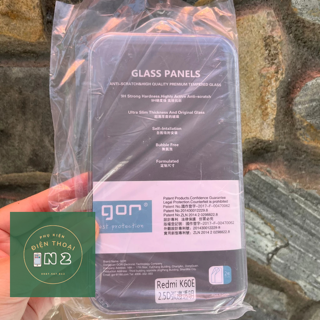 Kính Cường Lực Gor Xiaomi Redmi K70 / K70 Pro / Mi 13T / Mi 13T Pro/ K60 Ultra/ K60E /K60 / K60 Pro/K50 Pro