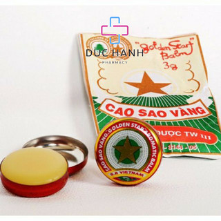 Cao sao vàng 3g phòng cảm lạnh, sổ mũi, chóng mặt, nhức đầu, côn trùng cắn