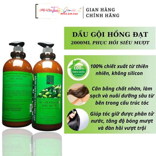 Dầu gội siêu mềm mượt hồng đạt 2000ml