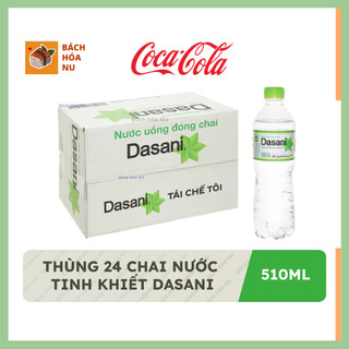 Thùng 24 chai nước suối Dasani 510ml