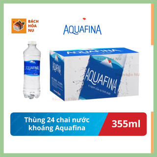 [Hỏa tốc] Thùng 24 chai nước tinh khiết Aquafina 355ml - Thùng 24 chai nước suối Aquafina 355ml