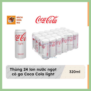 Thùng 24 lon nước ngọt Coca Cola Light 320ml
