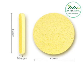 Bông mút rửa mặt bọt biển (12c)