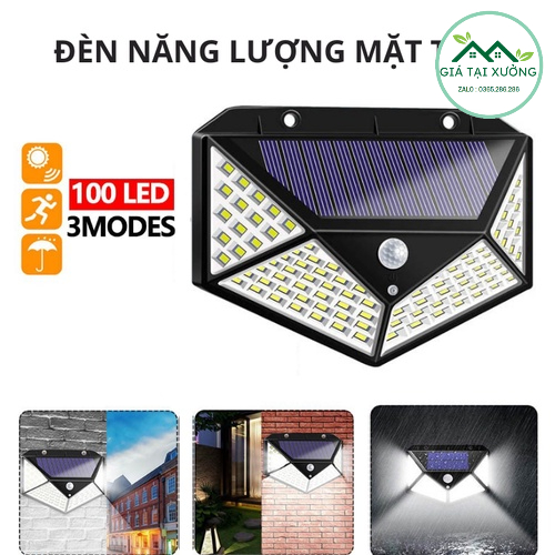 Bóng đèn cảm ứng chuyển động năng lượng mặt trời