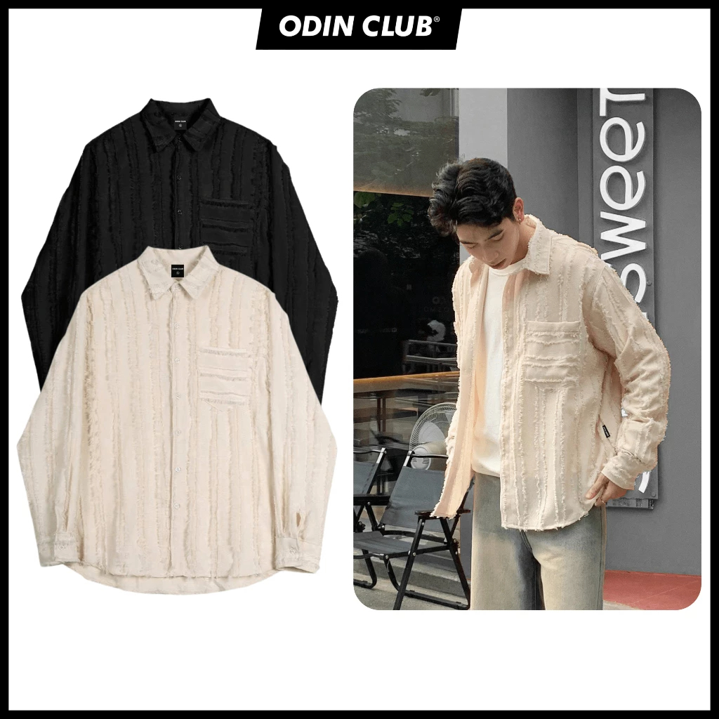 Áo sơ mi Toulz ODIN CLUB, Áo sơ mi dài tay nam nữ unisex chất liệu sơ mi Tex, Local Brand ODIN CLUB