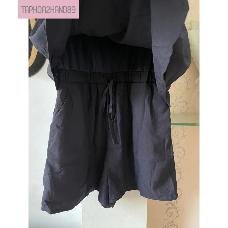 Jumpsuit hè màu xanh đen size s m nhỏ k9