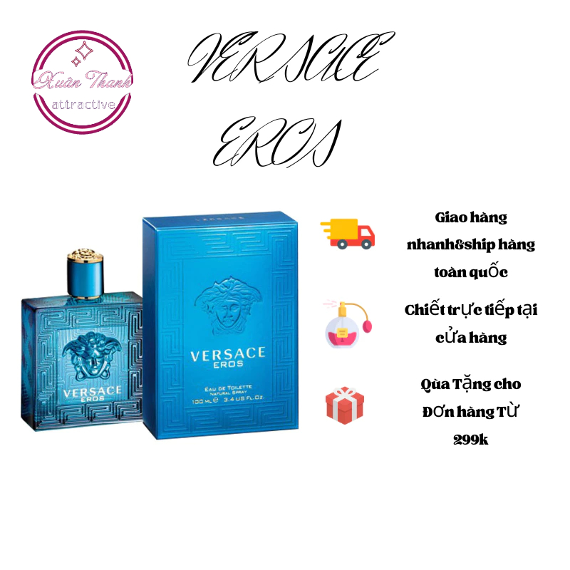 Nước hoa nam VERSACE EROS XANH 100ML_XT