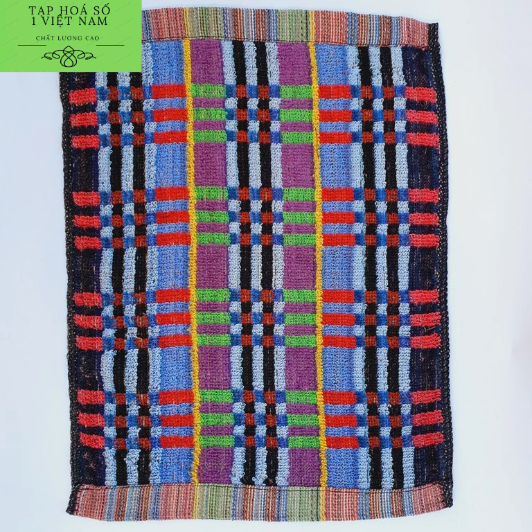 Khăn lau đa năng lau bếp , lau xe ,lau bàn họa tiết thổ cẩm siêu bền siêu rẻ - 24x33cm