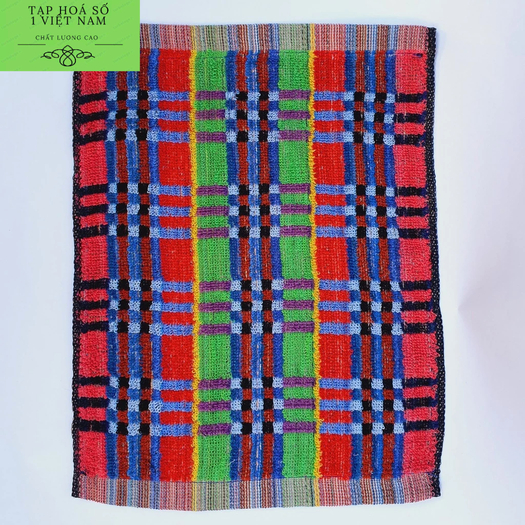 Khăn lau đa năng lau bếp , lau xe ,lau bàn họa tiết thổ cẩm siêu bền siêu rẻ - 24x33cm