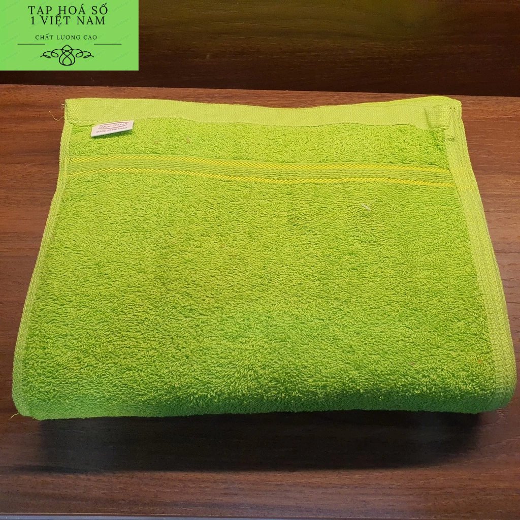Khăn mặt cao cấp 30x50cm 100% cotton siêu thấm hút, không sổ lông, không phai màu