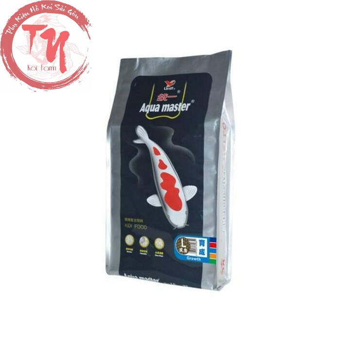 Thức ăn cá koi tăng trọng AQUAMASTER Growth bao 10KG - CÓ TEM CHỐNG HÀNG GIẢ
