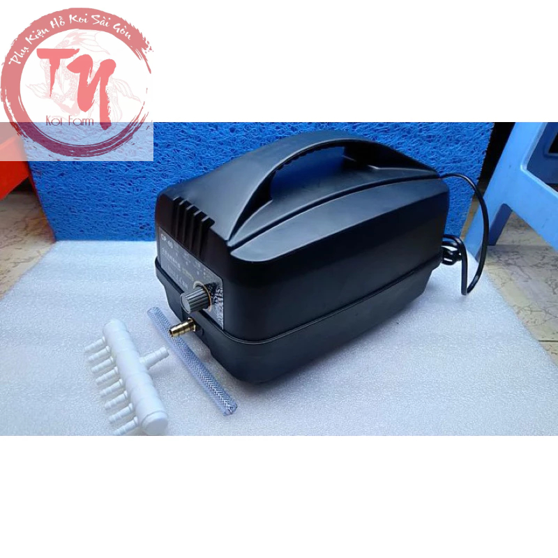 Máy sủi khí oxy tích điện HAILEA CP-40, 8W-40L/min chuyên dụng cho hồ cá koi cá cảnh