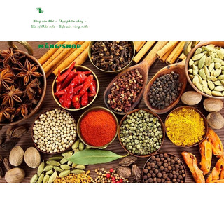 100g các loại gia vị thảo mộc tự nhiên: Hoa tiêu, Đinh hương, Hoa hồi, Thảo quả, Quế, Thì là, Mắc mật, Tiểu hồi...
