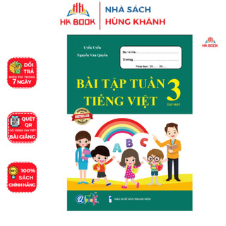 Sách - Bài Tập Tuần Tiếng Việt 3 - Tập 1 (1 cuốn) - Q 302