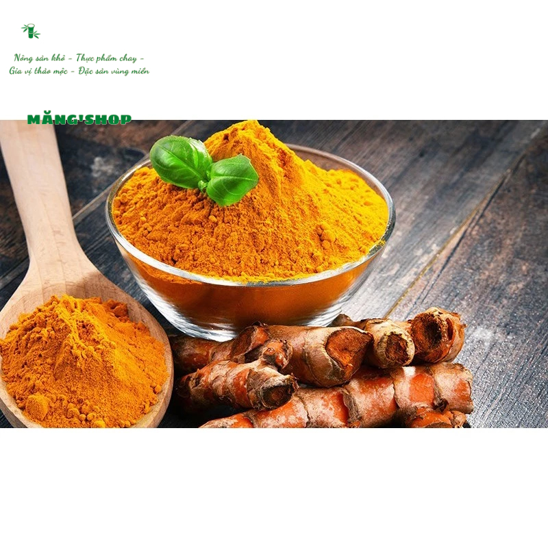 Bột nghệ nguyên chất nhà làm gói 100g