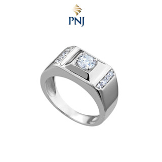  Nhẫn nam bạc đính đá MANCODE by PNJ XMXMK000109 