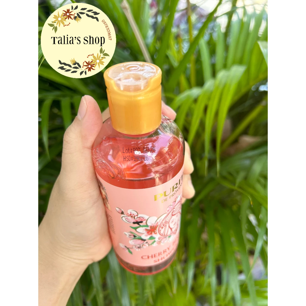 Sữa tắm PURITE hương hoa anh đào/hoa hồng 250ml - GIAO NGẪU NHIÊN