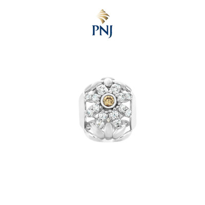 Hạt Charm Bạc đính đá Sythentic PNJSilver ZTXMW000004
