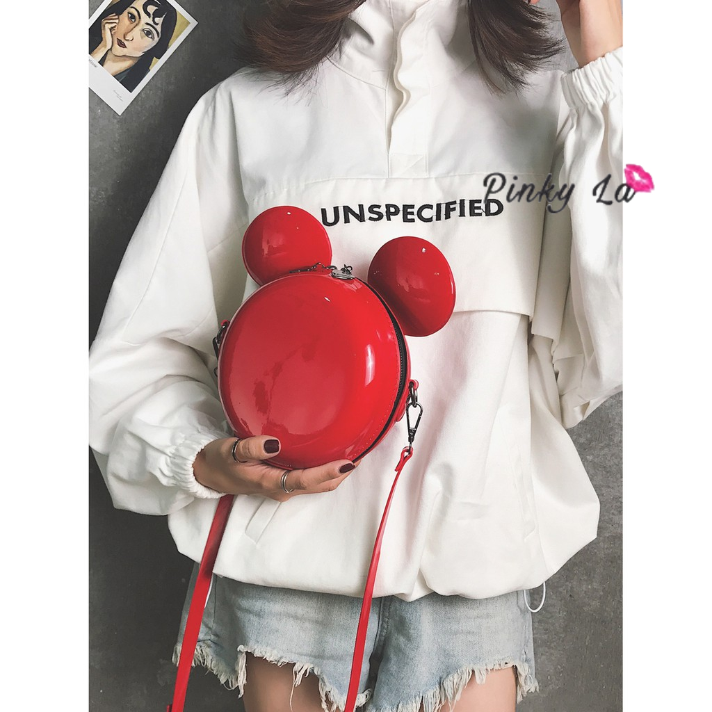 Túi Mickey - hàng cấn nhẹ bề mặt nhìn kỹ mới thấy