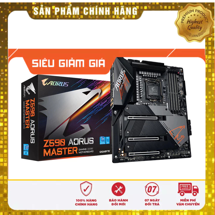 MAINBOARD GIGABYTE Z590 AORUS MASTER