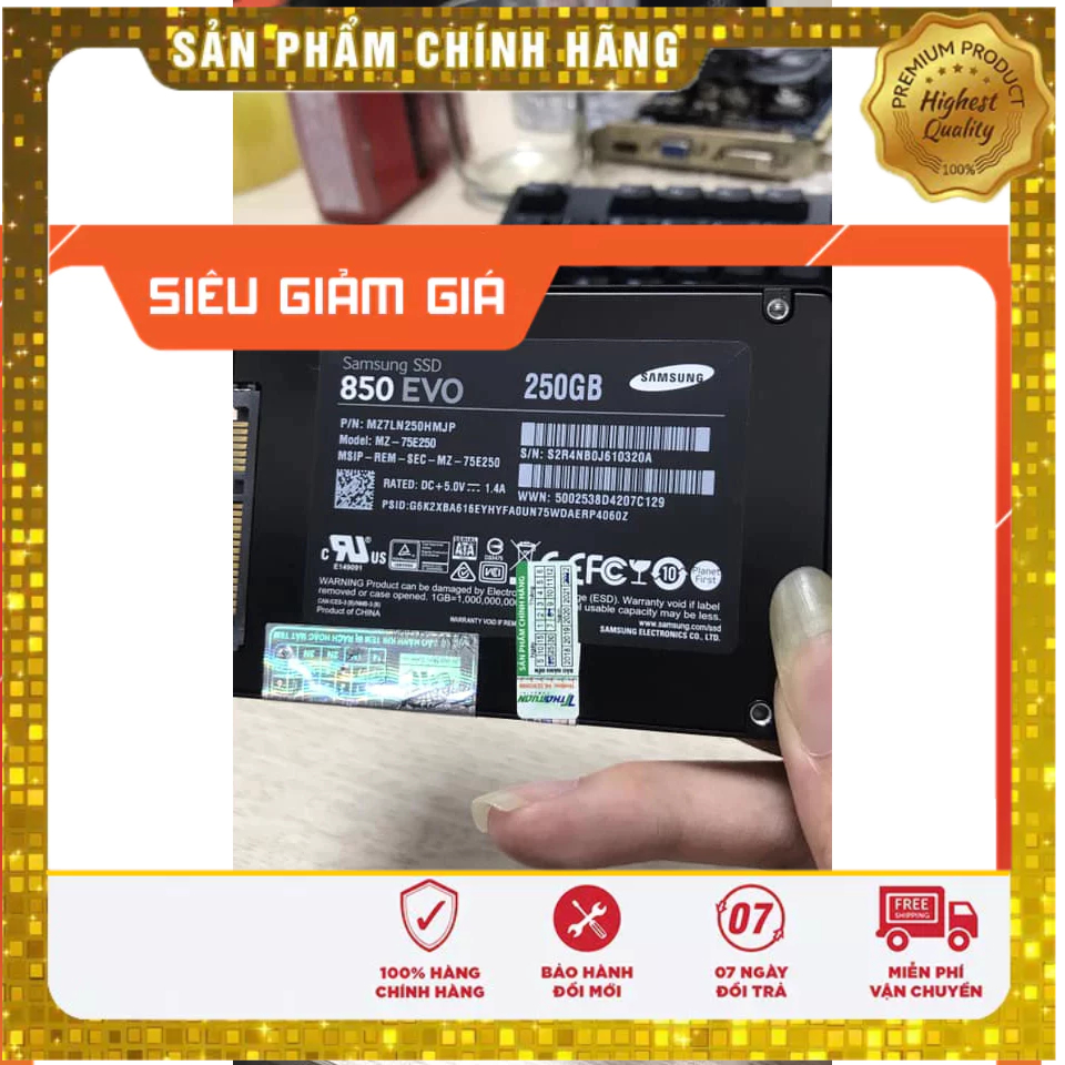 Ssd cũ 240gb-256gb-512gb ĐÃ CÀI SẴN WIN10