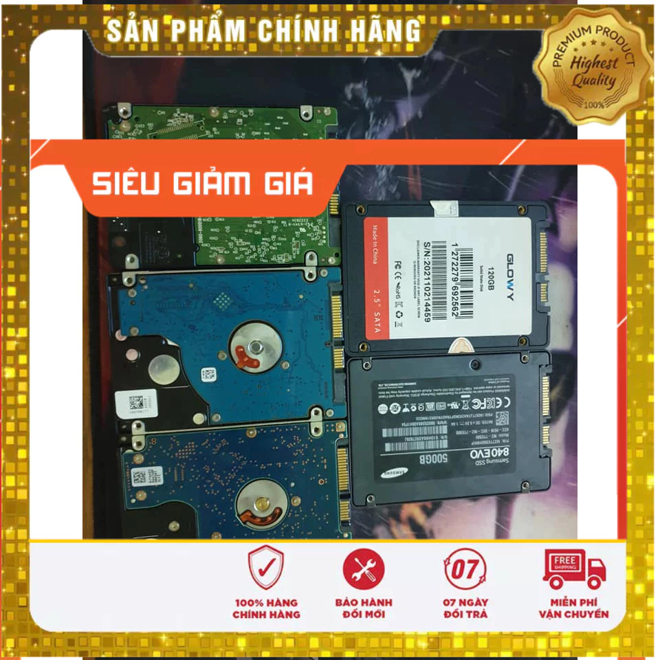 Ssd cũ 240gb-256gb-512gb ĐÃ CÀI SẴN WIN10