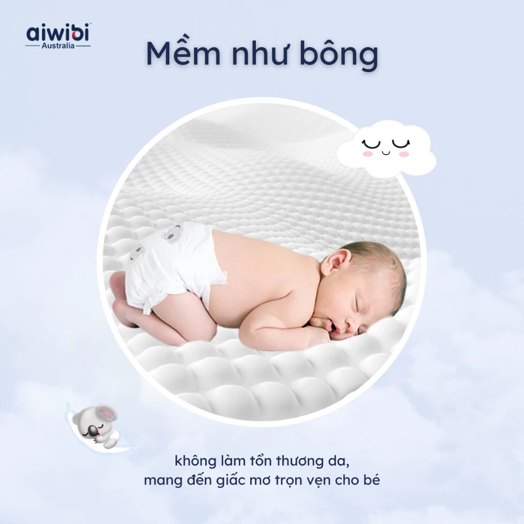 AWB20 - Tã/Bỉm Quần Bơi Cho Bé Aiwibi Cao Cấp 1 Miếng/Gói Thương Hiệu Úc Nhiều Size X, XL, XXL, XXXL