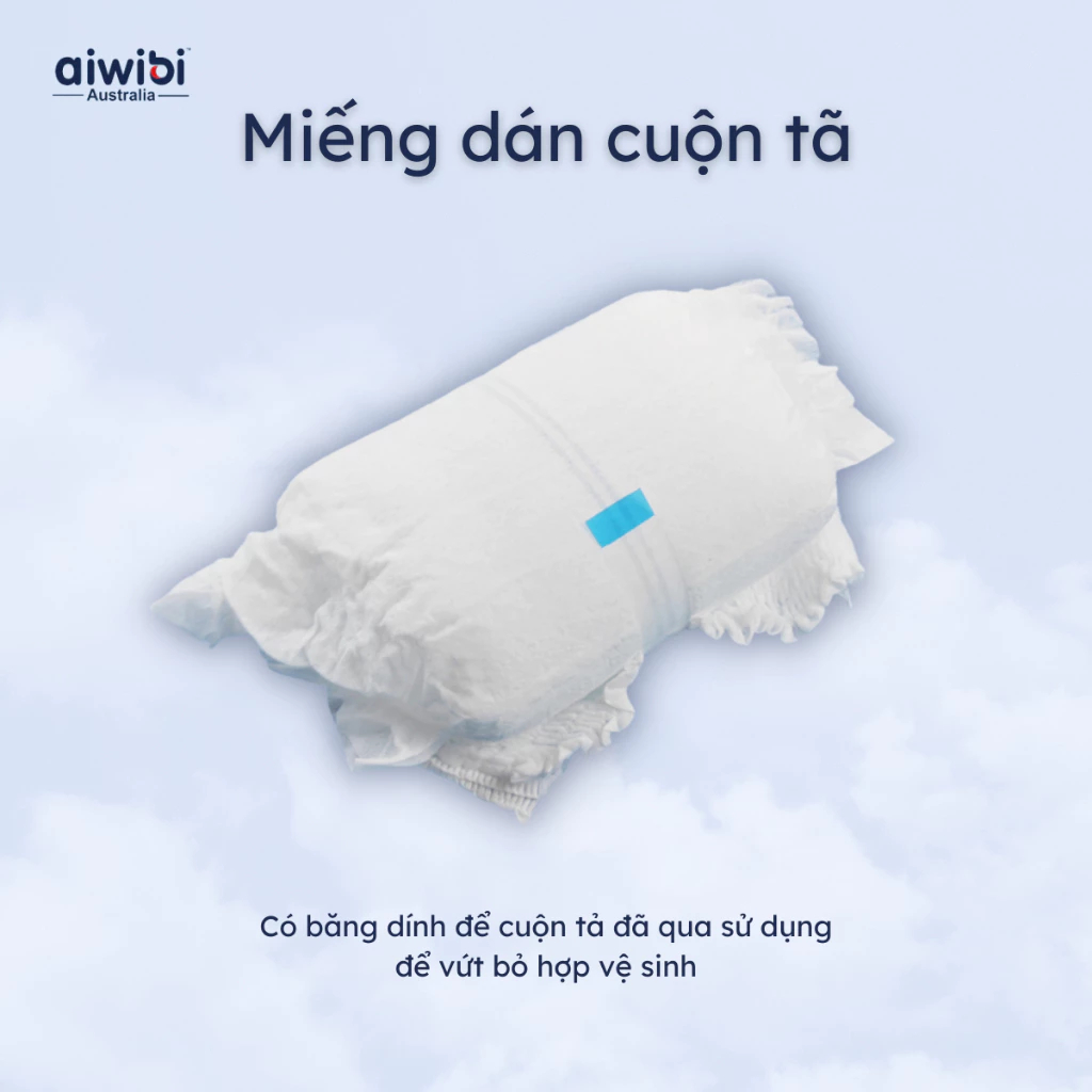 AWB20 - Tã/Bỉm Quần Bơi Cho Bé Aiwibi Cao Cấp 1 Miếng/Gói Thương Hiệu Úc Nhiều Size X, XL, XXL, XXXL