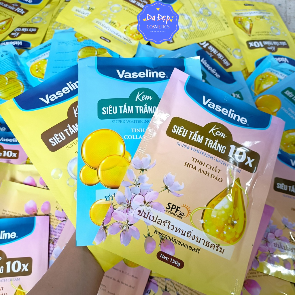 Tắm Trắng Vaseline 10x Bao Trắng