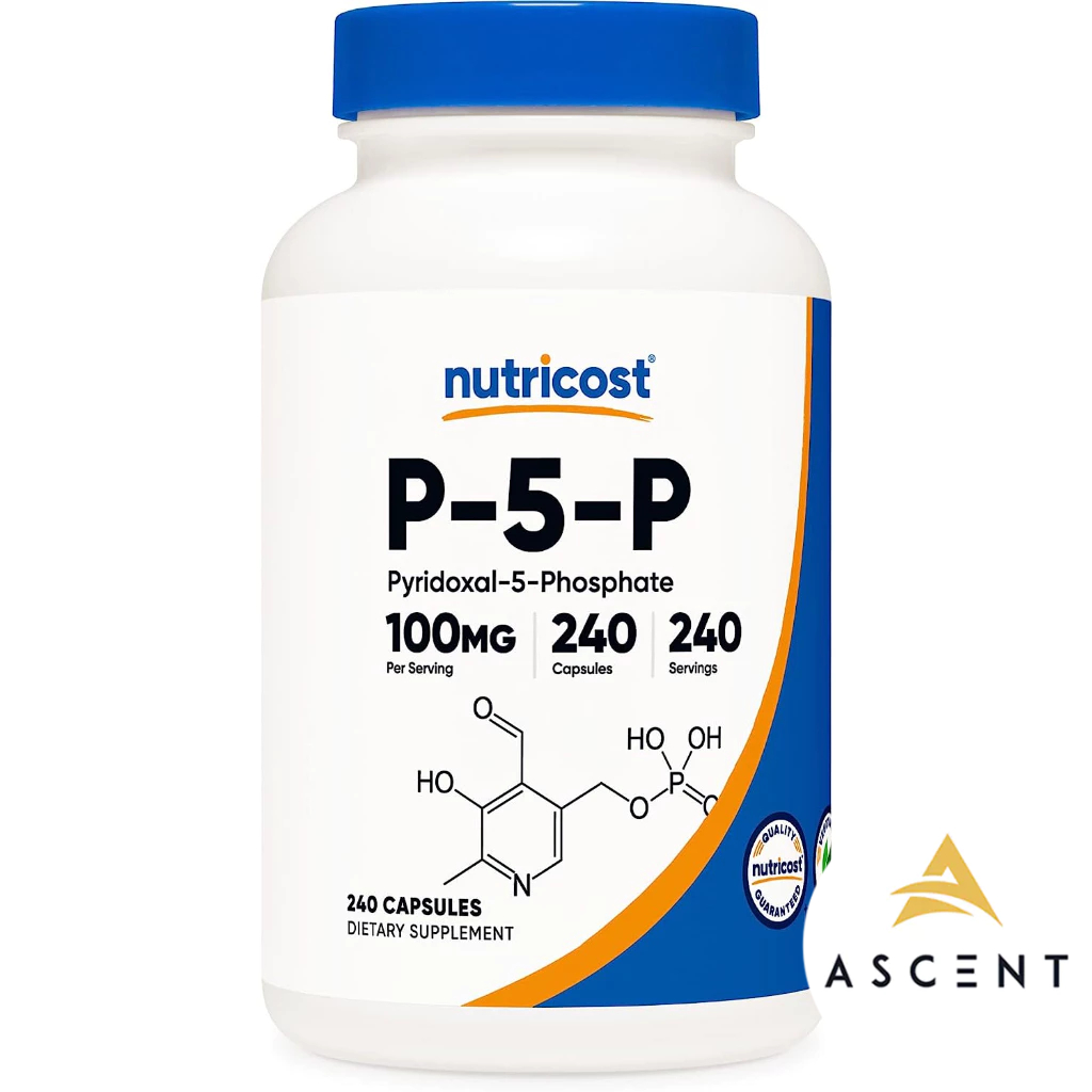 Nutricost P-5-P 100mg 240 viên : Bổ sung Vitamin B6 Pyridoxal Phosphate