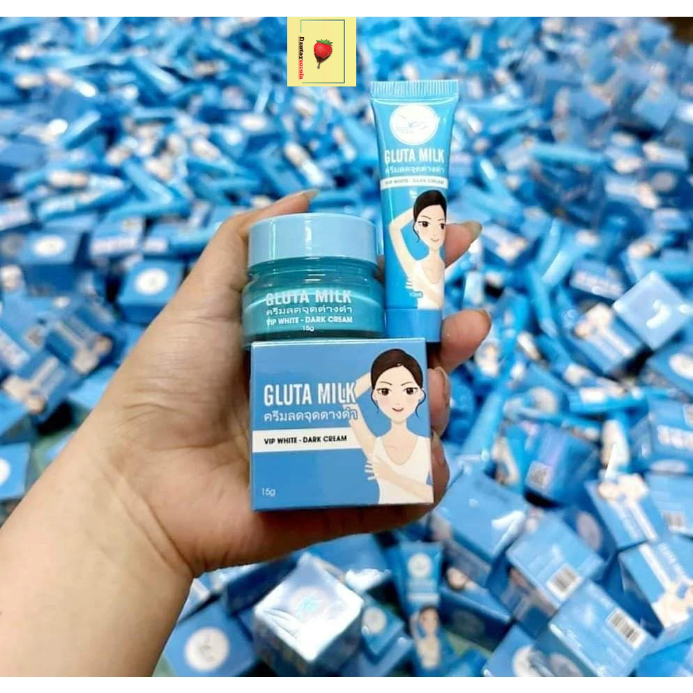 🌷 Kem Nách Gluta Milk VIP WHITE Giảm Thâm Nách, Bẹn Mua 1 Tặng 1