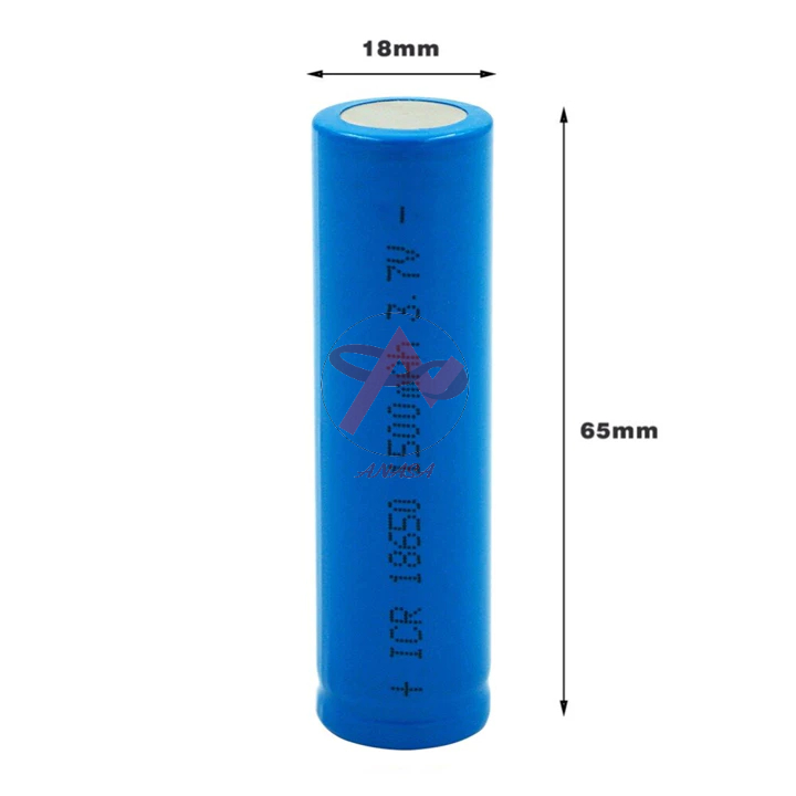 Pin Lithium 18650 3.7VDC 6.5x1.8cm  - 3000mAh