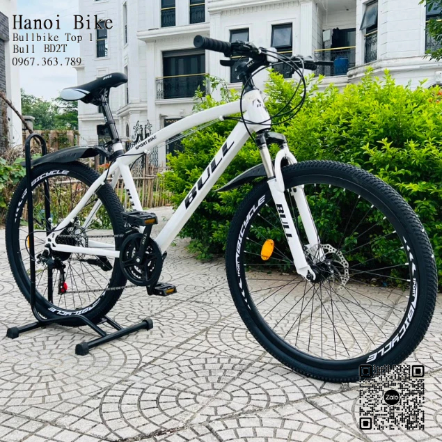 Xe Đạp Địa Hình Thể Thao BULL BD2T Mẫu Mới 2023 Khung Thép Hợp Kim, Size 26, Bộ Đề Shimano 21 Tốc Độ